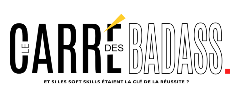 Logo du Carré des Badass, podcast inspirant sur l'entrepreneuriat féminin, le leadership et les soft skills.